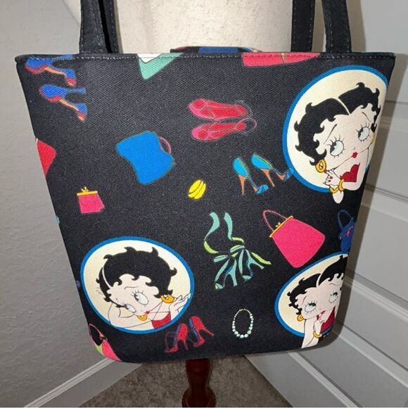 Vintage Betty Boop Print Shoulder Purse Bag - Picture 2 of 14
